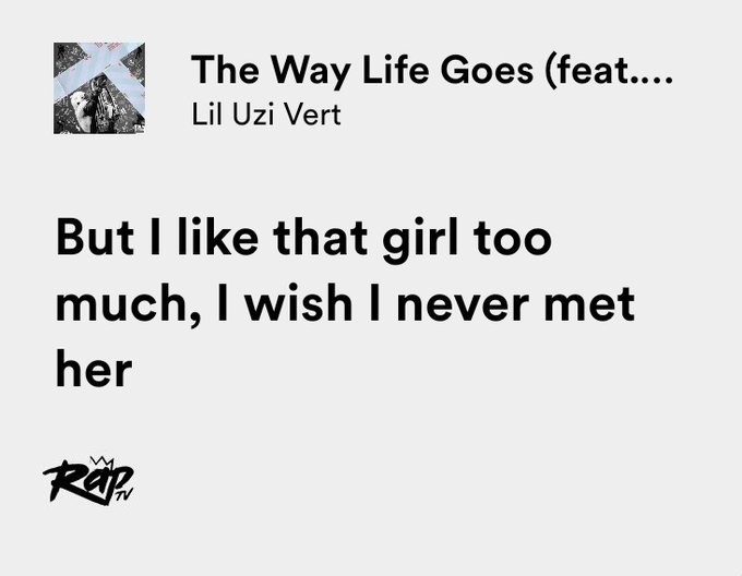 Lyrics - The Way Life Goes, Lil Uzi Vert