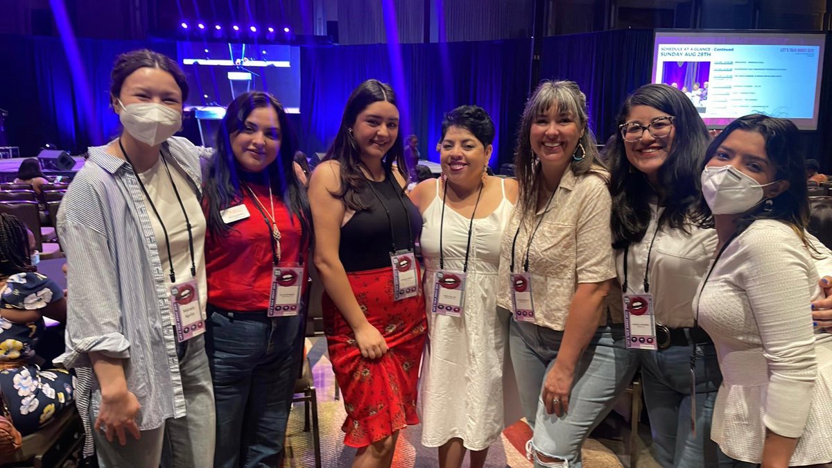 colorlatina's tweet photo. The COLORistxs are rolling deep at @SisterSong_WOC’s #LTAS conference in Dallas! #RJforAll 🤎 https://t.co/Zc0IhvZJ4j