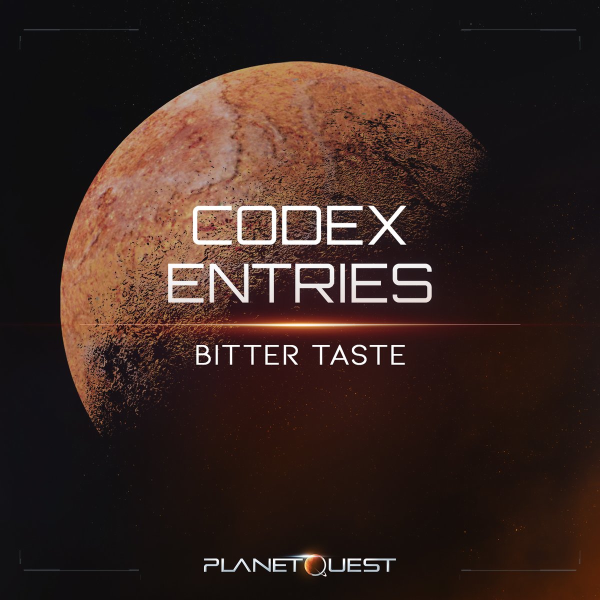 JoinPlanetQuest's tweet image. Thread carefully Explorers!

Soon you will be able to enter the dimly lit bar on the #exoplanet of Xylen-4 and be witness to all that will be discussed there. Check out today’s #CodexEntry on our Discord as PQ&apos;s #story continues to unfold 📖

shorturl.at/dqv07