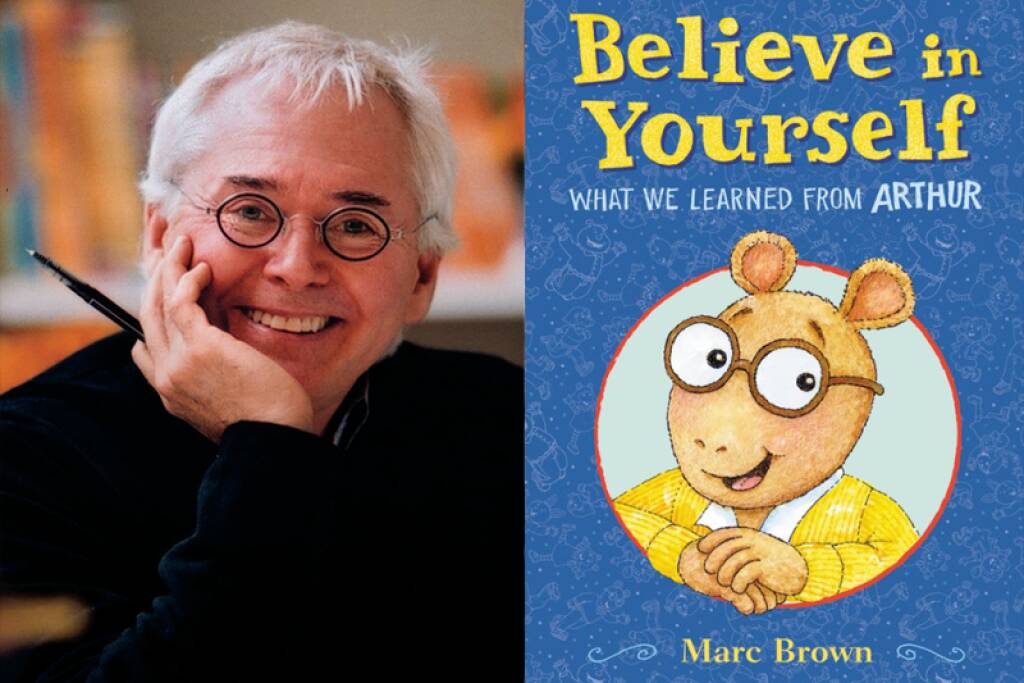 GBH's tweet photo. Original art by @arthurpbs creator Marc Brown from his newest book "Believe in Yourself: What We Learned from Arthur."

His #Arthur25 interview with @GBH earlier this year → https://t.co/iMP2204u3A https://t.co/rPa97Gjhzh