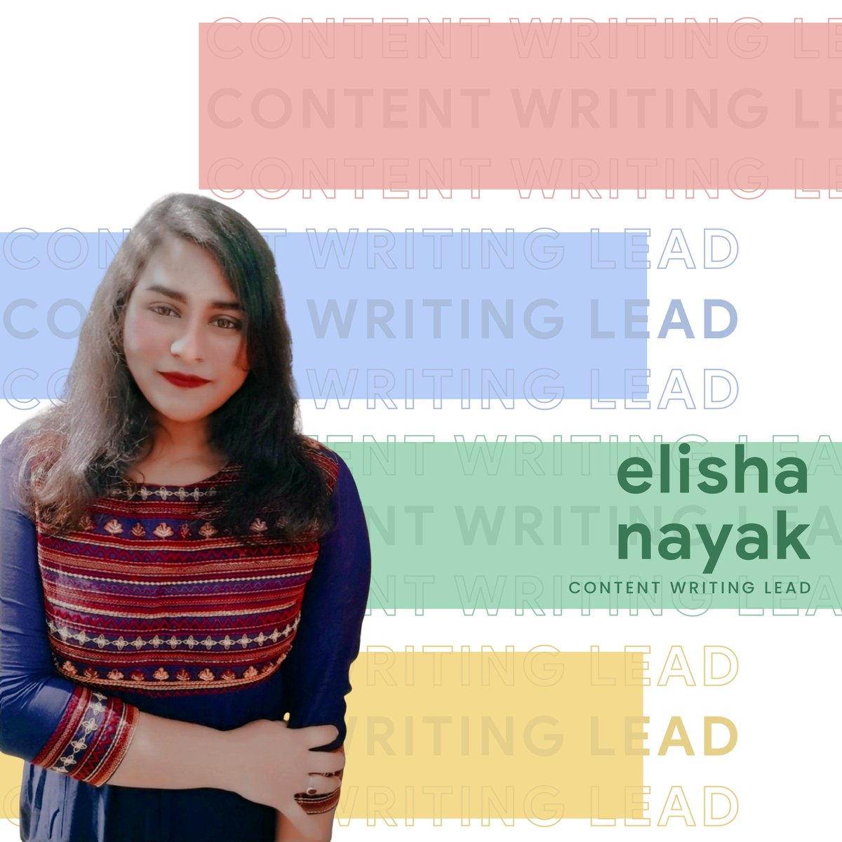 dsc_srinix's tweet photo. She knows how to target audience and ability to research. She have the vivid understanding of SEO with an proof reading editing skills.Apart from this she is also very much energetic in her technical skills.
#gdsc2022 #gdsc_sce #googledeveloperstudentclub https://t.co/oIVmn9j9Nt