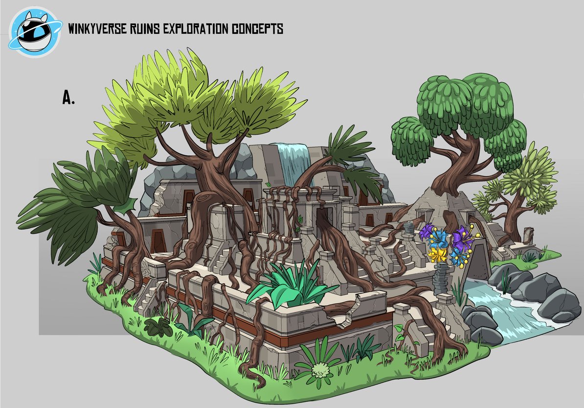 TheWinkyverse_'s tweet photo. The Winkyverse Sketches✏️

Develop your historical knowledge by investigating old civilization temples and archeological sites in our metaverse🏛️
 
Ready to explore? 🚀

#sketches #metaverse #underconstruction #web3 https://t.co/IBq7syubiK