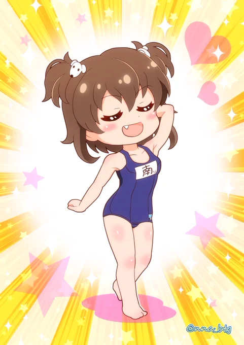 ひなたのセクシーポーズ?#バトガ #バトルガールハイスクール#南ひなた 