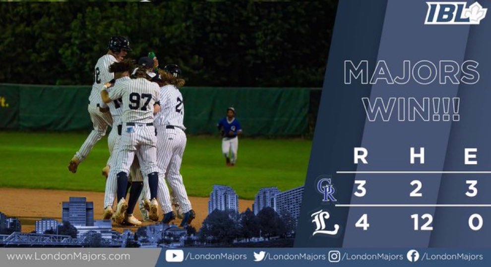 QdobaLondon's tweet photo. Great Win Majors #clevelandstealabase https://t.co/K6Of8eXmKj