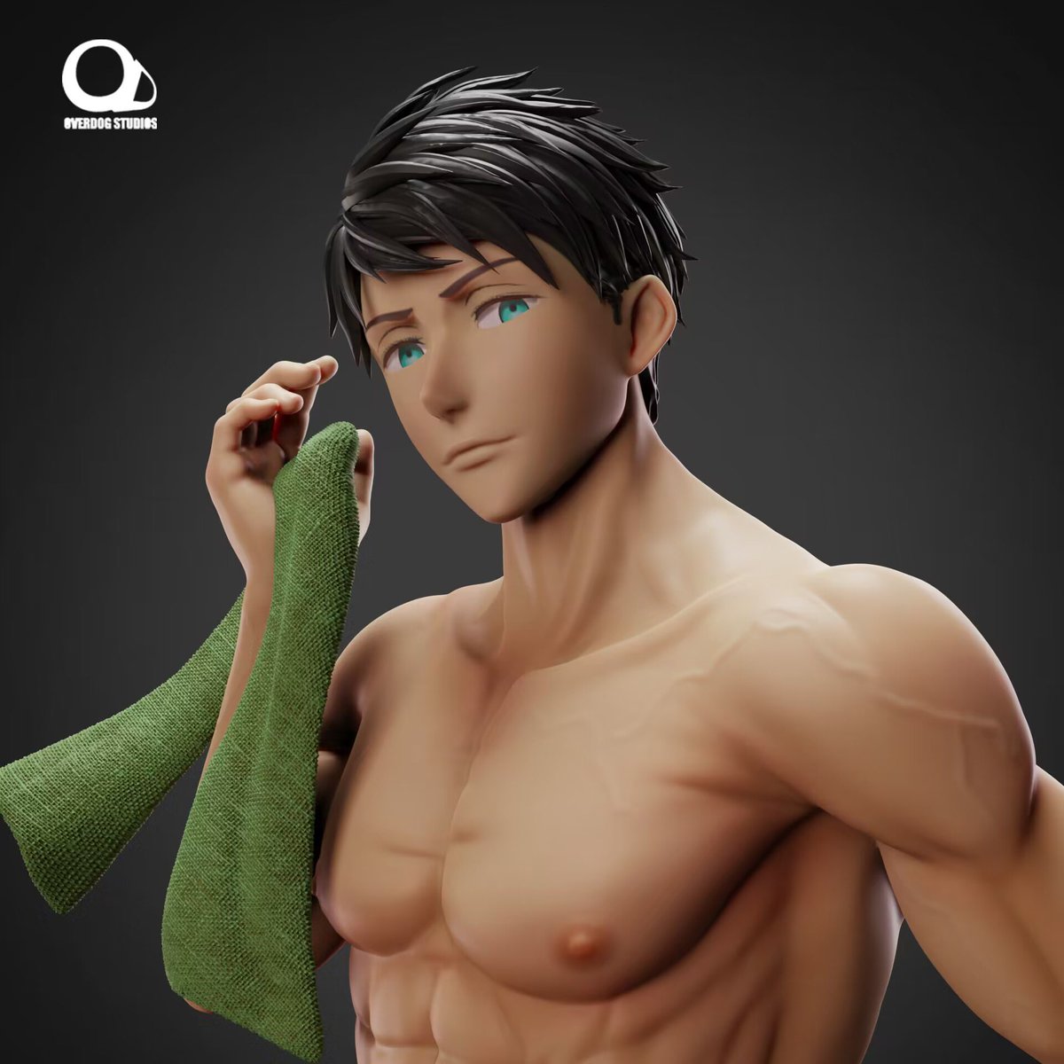 hamajippaR18's tweet photo. OverDog Studio Yamazaki Sosuke 1/6

作品：泳后の休闲时光-山崎宗介 《FREE》
尺寸：1/6【整高 39cm 人物高 31cm】
材质：PU树脂
配置：本体+真实布料衣服+配件
【长款泳裤+毛巾+浴巾】
【跳台+泳镜+头雕+身体+3磁吸牛子（软、硬、溅射）】
包装方式：珍珠棉+彩盒+ID卡
预售时间：2022年8月29日 https://t.co/qKTWzecTmA