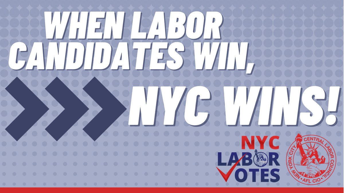 NYCLaborVotes's tweet photo. This week, the New York City labor movement once again showed that by working together, we can support pro-labor candidates at both the state and congressional levels. 

🔗 https://t.co/IR2FDeaQBy #NYCLaborVotes #VoteUnionStrong https://t.co/VXIXWW5GRY