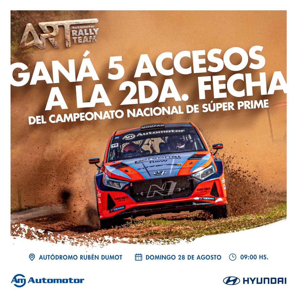 Automotor_py's tweet photo. Este Domingo hay rally!🏁🚨y tenemos 5 accesos gentileza del @cpvenvivo

☑️ Seguinos
🔁 Dale RT a este tuit
🕒 Anunciaremos los ganadores mañana al medio día. https://t.co/eWjobANHd9