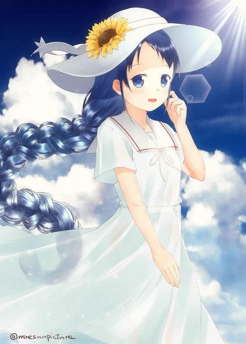 #自分の好きなキャラ一人の画像を四枚貼る 五月雨ちゃん推し。 