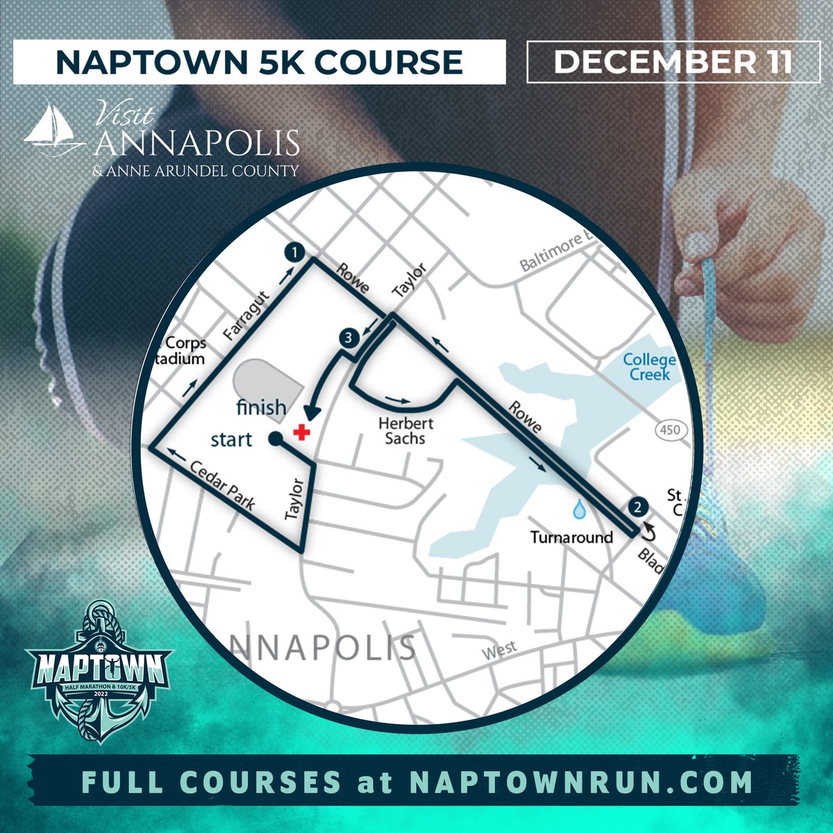 naptownrun's tweet photo. #NaptownRun course previews presented by @VisitAnnapolis 👟 Full 5K course information at https://t.co/AXk9iGe9MN @LSG_Events @TCREvent https://t.co/IuFBFgRoFr