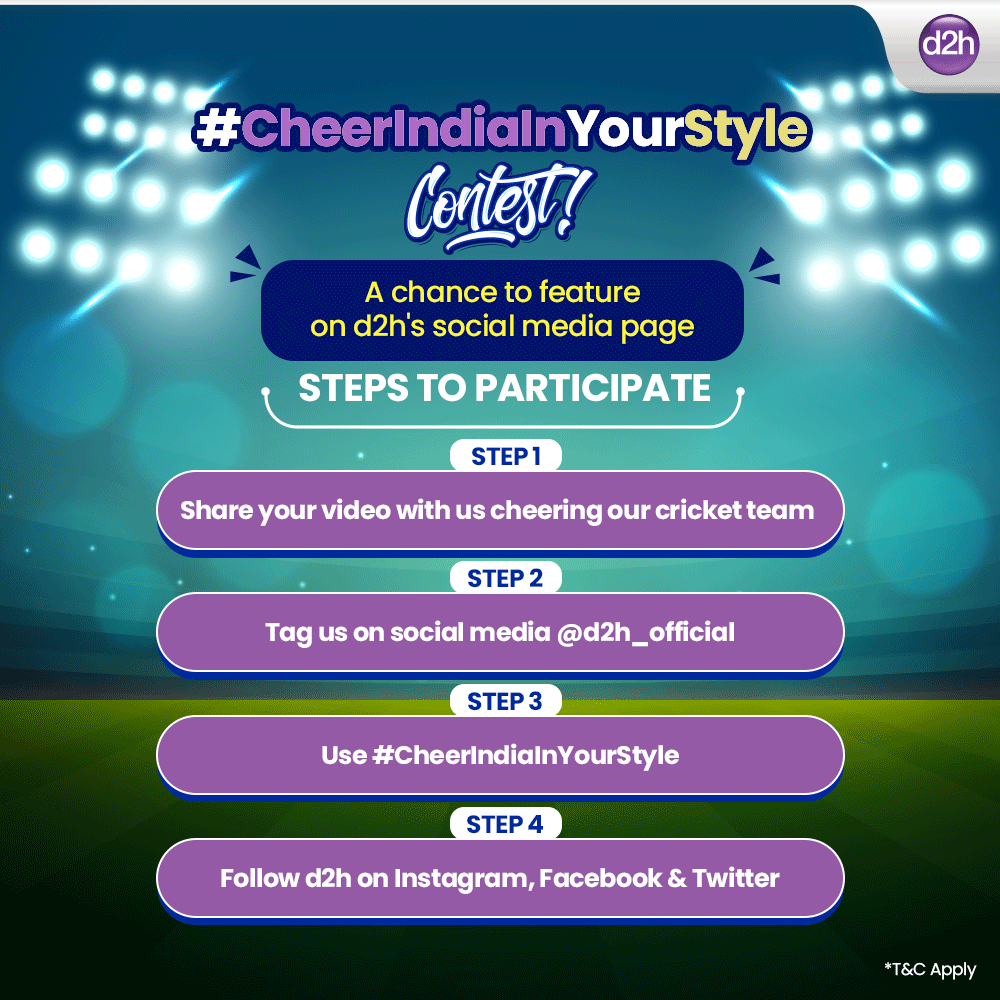 vzyindia's tweet photo. #CheerIndiaInYourStyle Contest is here! ๐ฅณ
All you have to do is share your unique videos cheering team India in your preferred language and stand a chance to get featured on our social media pages. Start participating today by following these simple rules and show your love and https://t.co/8vums7FhYX