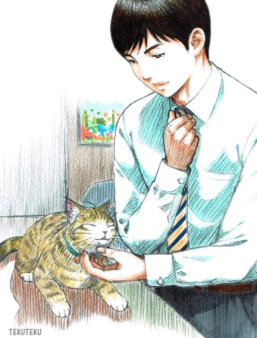 今日は疲れたでも元気ネガティブな内容で終わるツイートだといいねしづらいので最後に「でも元気」を付ければ同情を誘うかまってちゃんツイートではなくなるはず #illustration #オリジナルイラスト 