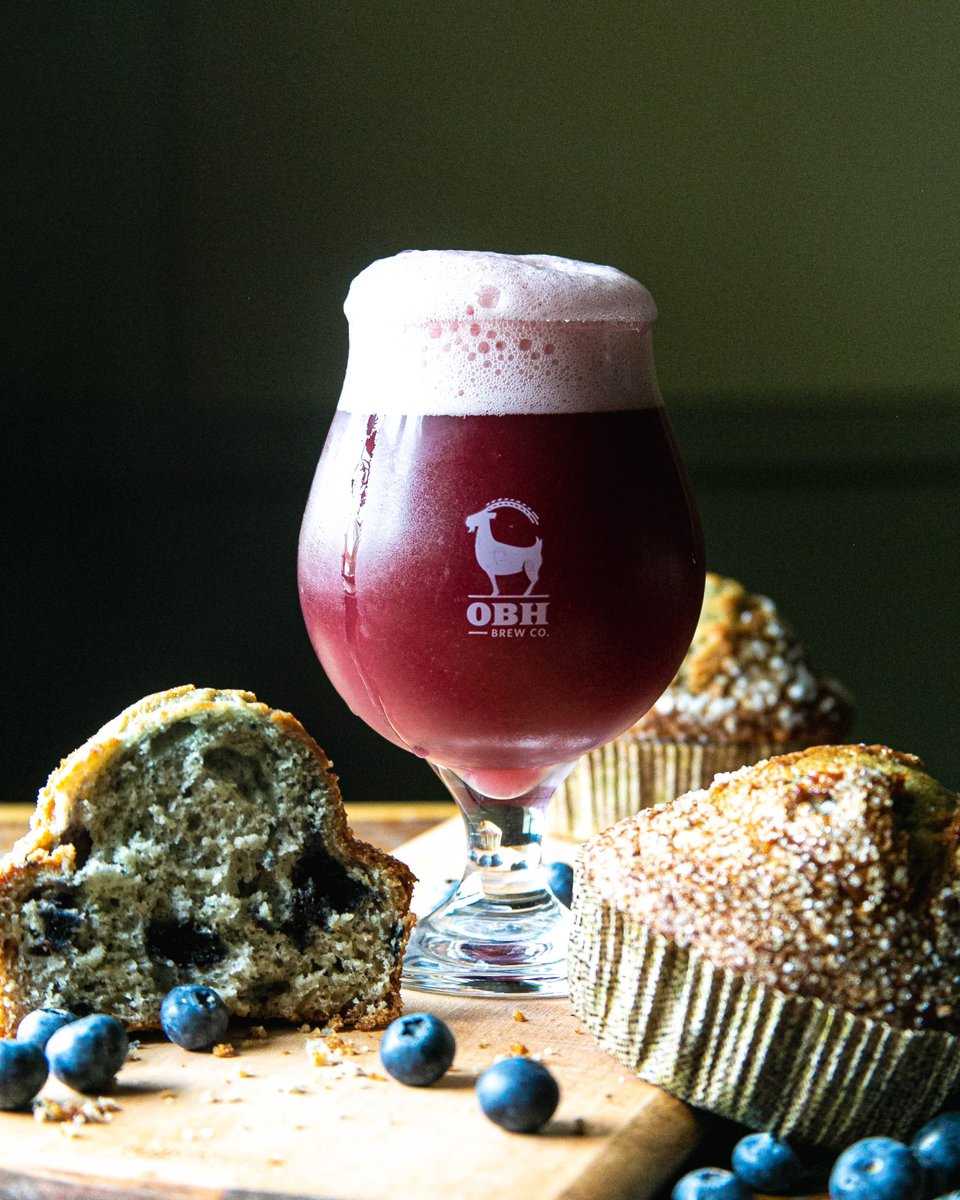 Another fan favorite is returning to the taps this Sat 8/27! Blueberry Muffin Imperial Sour Ale. 🫐🧁 This is a SUPER limited release with only ONE keg to tap! 

ABV - 8.0%