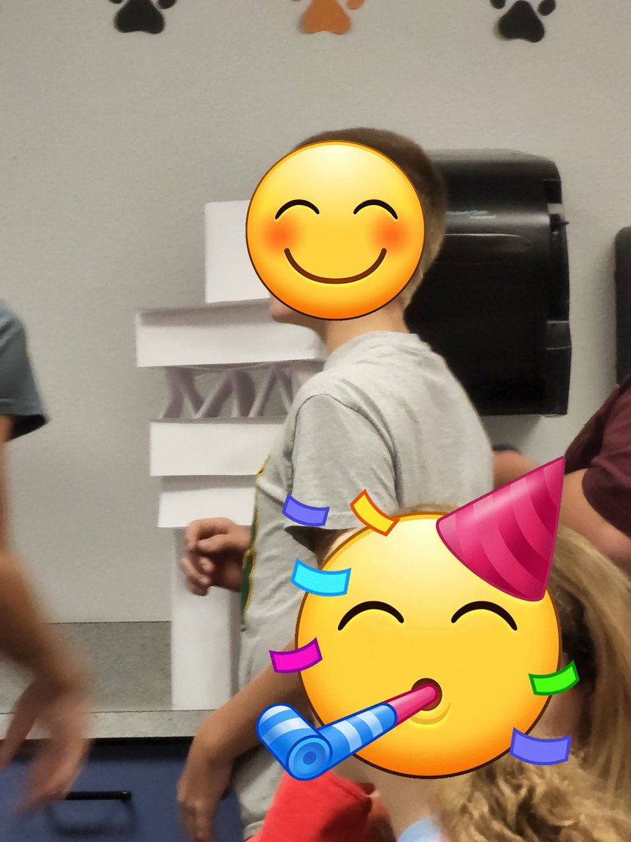 JeffSands2's tweet photo. MS Computer Science problem solving activity - Paper tower challenge! Winners were 65"tall with 20 sheets of paper!  The tower had to stand for 30 seconds! #mepoclassroom https://t.co/KT2QgOUcuh