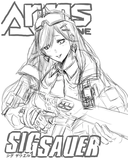 MCX描こうと思ったけど案の定銃で心折れてる
ÓwÒ
#ドルフロ
#少女前線
#GirlsFrontline 