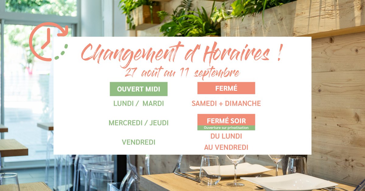 petittrucenplus's tweet photo. [Changement d'horaires] ⏲️
Nous prolongeons encore un peu l'été... 🙃 https://t.co/Y6Sc7Phyf5
