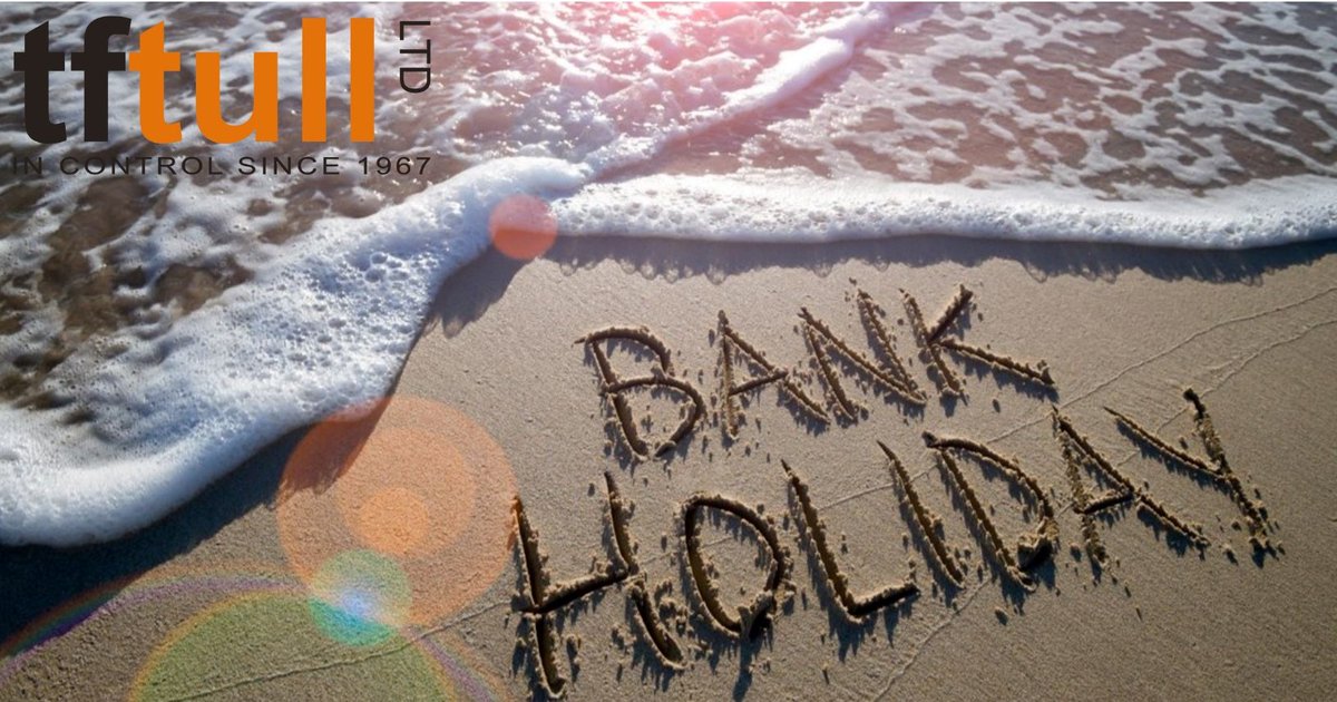 T.F.Tull wishes everyone a wonderful Summer Bank Holiday weekend! Let’s hope the sun keeps shining for it!☀️🎉 #BankHoliday #Summer