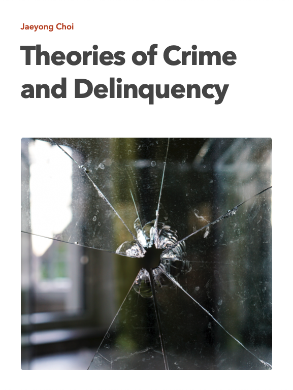 Congratulations to Jaeyong Choi, who will be rolling out his newly completed eTextbook "Theories of Crime and Delinquency" to students in his CRJ 210 course this Fall! His free book will replace a commercial textbook that previously cost <a href="/WCUofPA/">West Chester University</a> students $75.