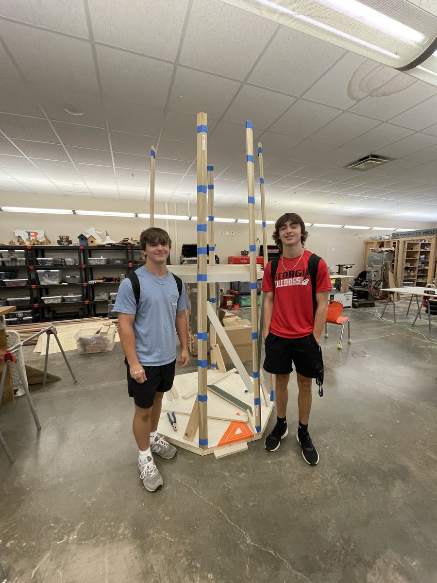 BlufordAlysia's tweet photo. Ag Students working on Lighthouse for Student Lighthouse Team! It’s Hurricane Season!💚🧡 @LeaderInMeShs @CTAEBibb @DRWASH1908 @BibbSchools @WendyPooler @RHSCanes @VidalityGreat06 #Built4Bibb https://t.co/nXsw3uCXmI