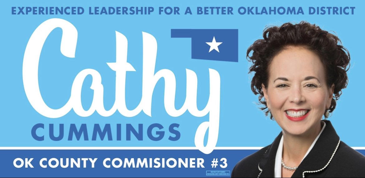 voteforcathy's tweet photo. Now that I know who my opponent is in the General, I thought I would re-introduce myself! Please share with anyone and everyone in OK County District 3 💙 #voteforcathy https://t.co/sXeCaMczKD