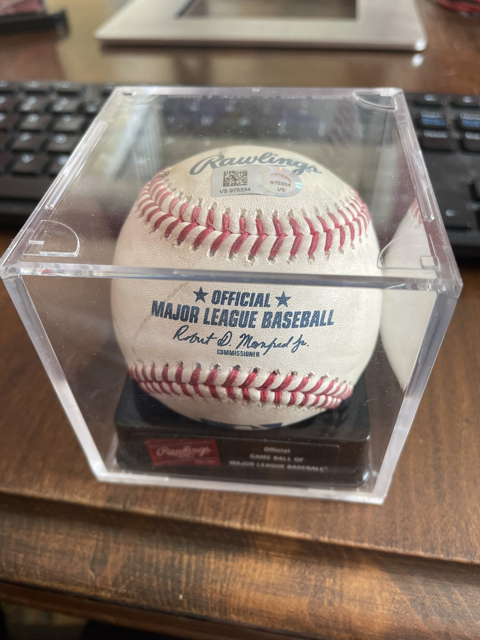 Kyle Walter On Twitter My Degrom Pitched Ball Got Uploaded This