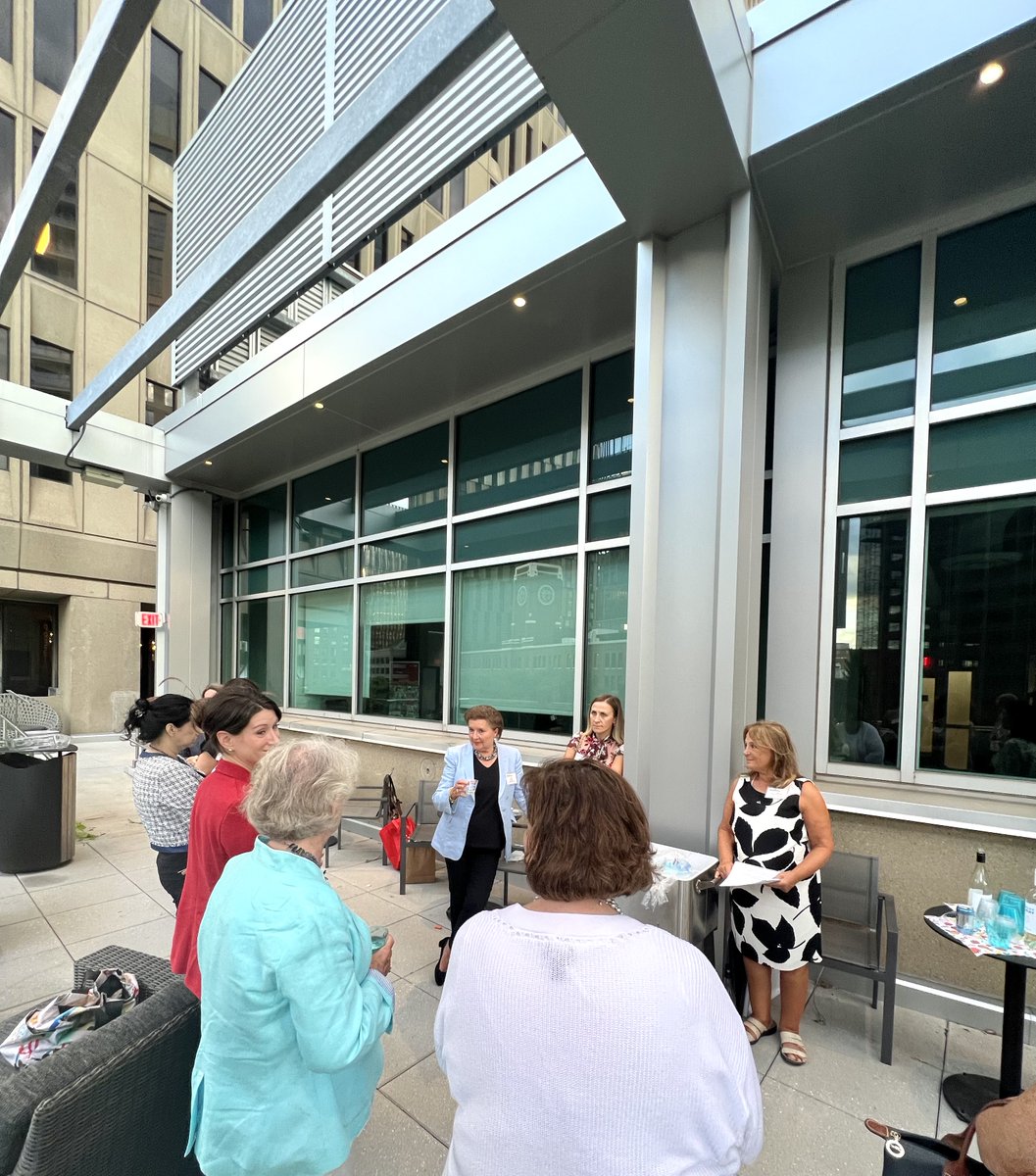 WWT_NE's tweet photo. Thank you all for joining us for the Women in World Trade New England's Summer Celebration at @CICcambridge's terrace this past Wednesday! Thank you to our sponsors #MassGlobalPartners, #CambridgeInnovationPartners &amp; #CIC! https://t.co/jAejycGSID