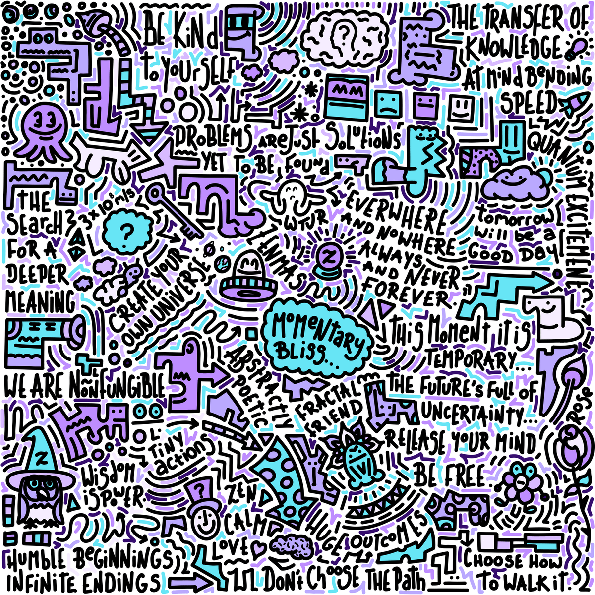 ZenAcademy's tweet photo. Zenmas Day 1 🎁🎨

'Everywhere and Nowhere. Always and Never. Forever.'

by @WTVR_Studios https://t.co/NhemlXiHj4