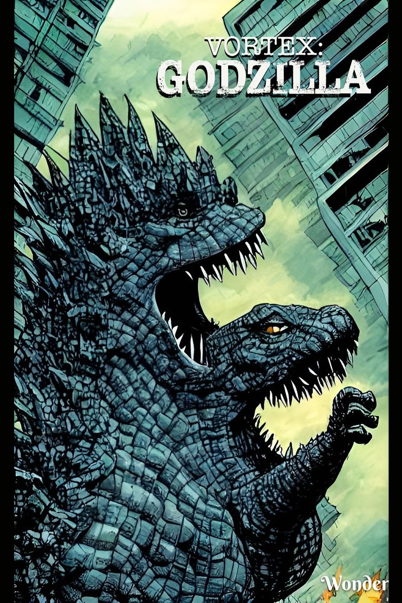 tracymorse2010's tweet photo. "Vortex: Godzilla" Part 2. https://t.co/LcsK2PfCK3