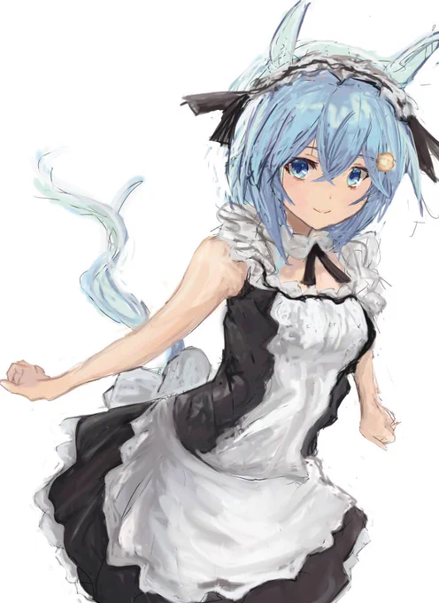 #ウマ娘 メイドセイウンスカイは激務である散歩をし猫と昼寝してトレーナーのつくった昼食を食らう!メイドセイちゃんは激務 