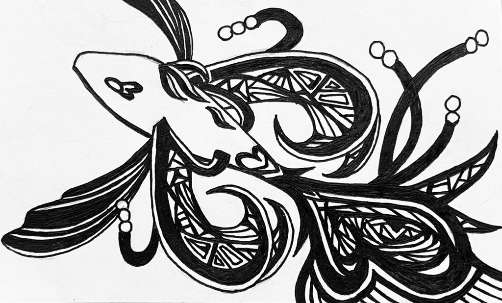 #ペン画 