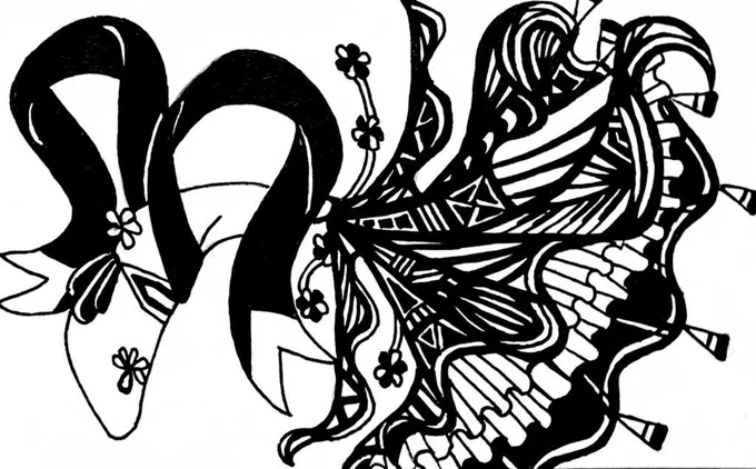 #ペン画 