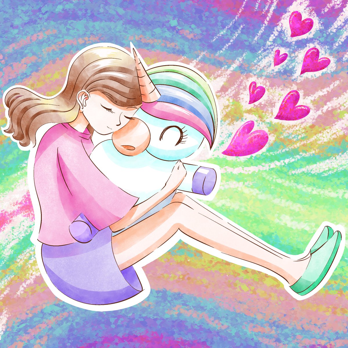 New drop!! ❤️
---------
Praewa is hugging the unicorn 🦄
Price: 0.02 $ETH 
Check it out here.
opensea.io/assets/ethereu…
---------
#NFT #NFTTHAILAND #NFTJPN #NFTCommunity #opensea #openseanfts #ETH