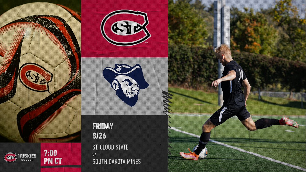 SCSUMSOCCER's tweet photo. GAME DAY!

🆚 South Dakota Mines
⏲️ 7:00 P.M. CT
🏟️ Husky Stadium
📊 https://t.co/2SyVpF3arR

#GoHuskies #SCSUSOCCER #HuskyNation 🐾 https://t.co/g0zjRckzAA