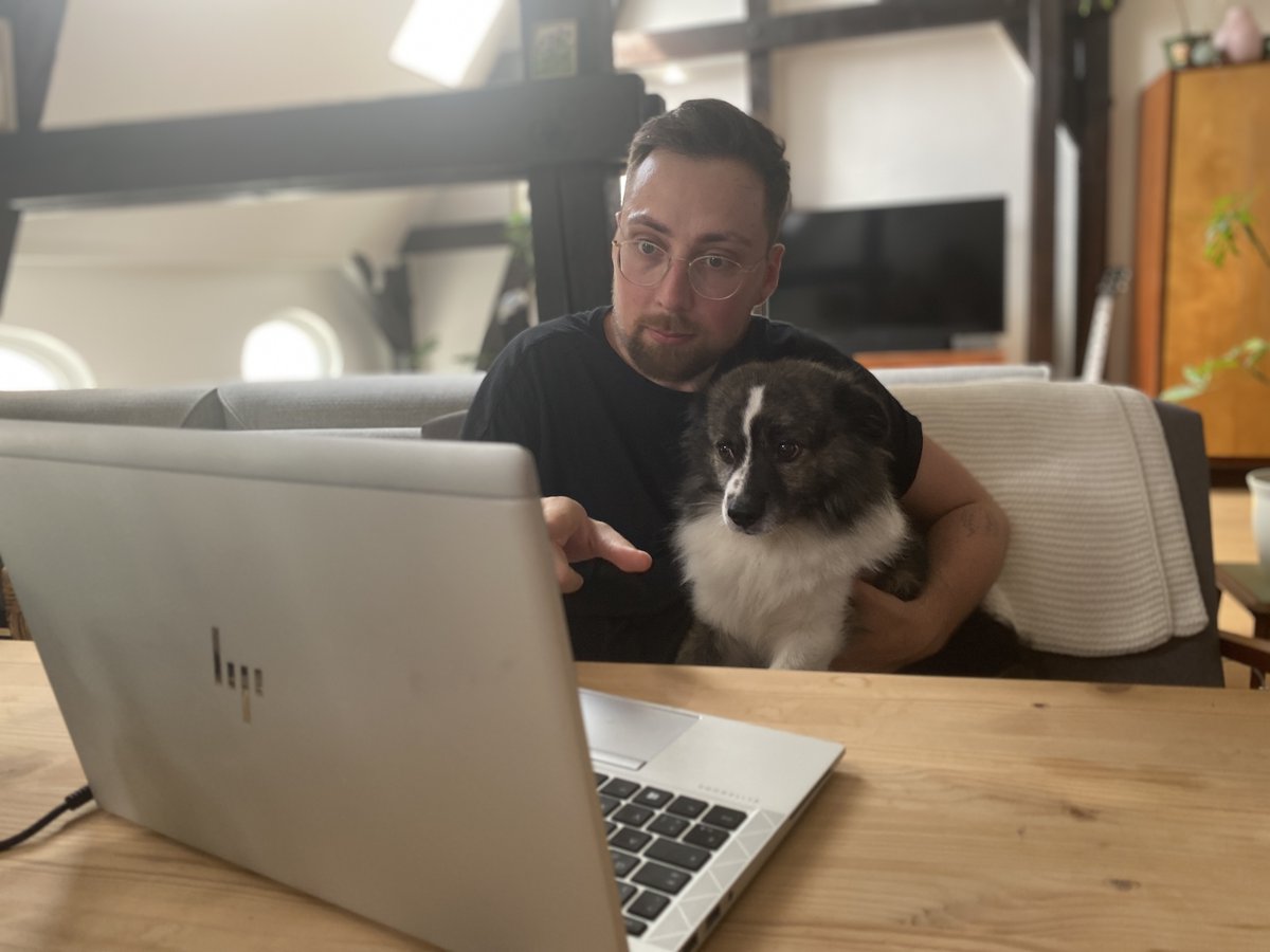 Peter_Lstg's tweet photo. I am excited to announce that the Dietrich lab (my dog Toyo and I) will become part of the #Geobotany group @UniHalle next month! Besides teaching and lab management, Toyo and I will be exploring the secrets of BEF relationships in #grasslands and #forests. #newjob #newpostdoc https://t.co/NWhYPYtsYq