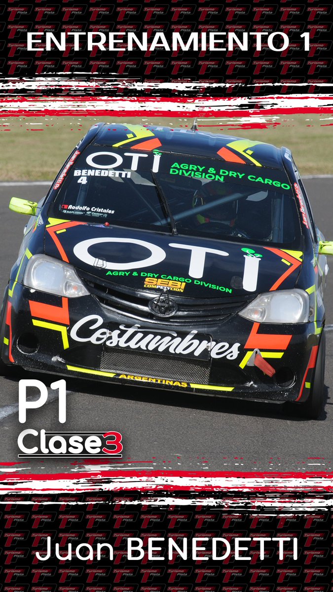 TurismoPista's tweet photo. Los más rápidos del 1er Entrenamiento en Termas 🏁

C1: Miguel Cangelaro
C2: Luciano Gonzalez
C3: Juan Benedetti

#TPenTermas 
#TurismoPista https://t.co/7JJwaHt5Vs