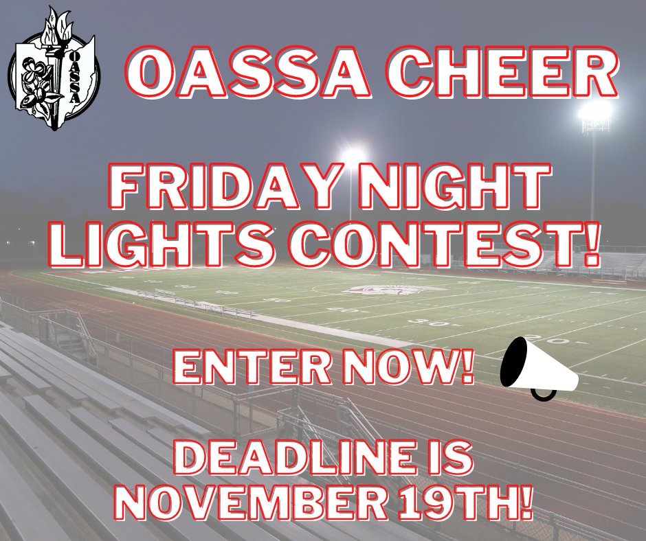 OhioPrincipals's tweet photo. Calling all Varsity Cheerleaders! 

OASSA is looking to name the BEST JUMPER, BEST TUMBLER, and MOST SPIRITED CHEERLEADER in Ohio’s High Schools!

Enter Now! Deadline is 11.19.22!

Full rules and entry form are included in the Google Form!  #OASSA
https://t.co/PrMiiuSq3M https://t.co/6E4l1y3Bzf