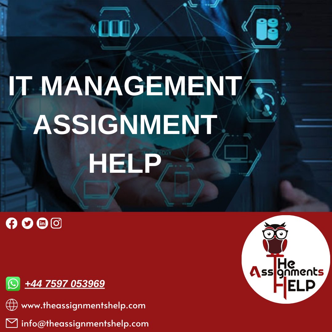 tasignmentshelp's tweet image. We provide you with concise IT Management Assignments that include all details.

Order your task now.

#itmanagementassignment #itmanagementassignmenthelp #IT #assignment #help #informationtechnologyassignmenthelp #AssignmentHelp #onlineitassignmenthelp #theassignmentshelp