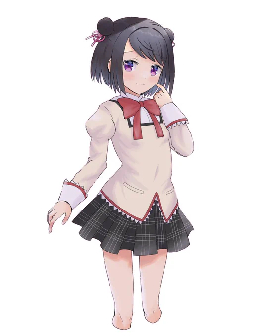 #自分の好きなキャラ一人の画像を四枚貼る 黒江ちゃんの絵を4枚貼る 