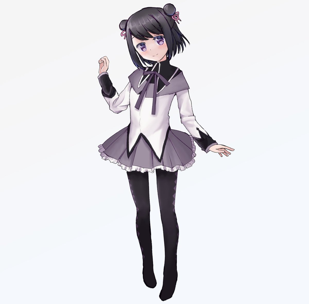 #自分の好きなキャラ一人の画像を四枚貼る 黒江ちゃんの絵を4枚貼る 