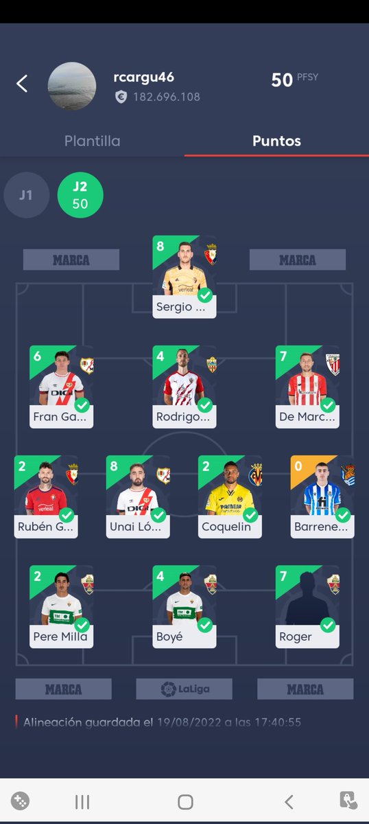 TashiDelek23's tweet photo. ⭕️ Jornada 2️⃣ de #LFMIntercontinental #GrupoSUR en #UnaLigaDiferente de @FantasyLaLiga 

🥇 @racargu
🥈 @JRodriguez40113
🥉 @rfop13
🗑️ @JLArrox

GENERAL
🥇 @JRodriguez40113
🥈 @racargu
🥉 @rfop13
😱 @pisky60
#LaLigaEsFantasy 🔥 https://t.co/0t6Yzfn8eD