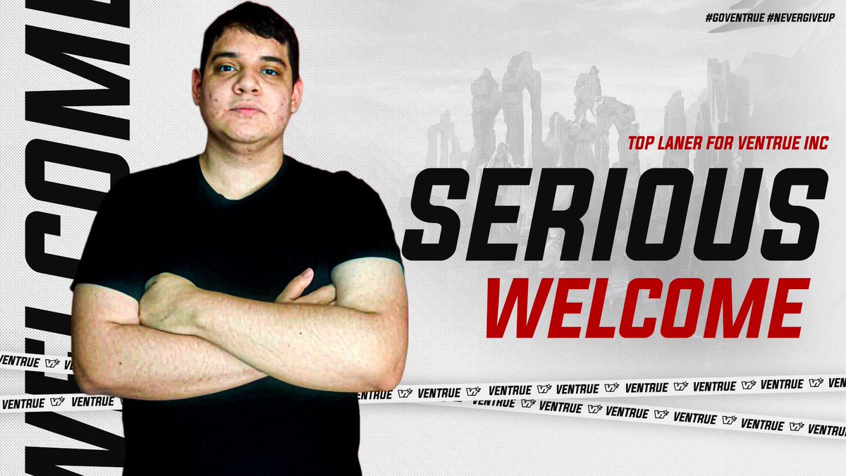 #WildRift | Fichaje 📝

Le damos la bienvenida a Serious que se suma a nuestra escuadra de Vampiros en League of Legends: Wild Rift como el nuevo Top Laner de VenTrue, ¡BIENVENIDO! 🇲🇽

¡Esta es tú nueva casa, hoy eres uno más de nuestros vampiros! 

#GoVenTrue #NeverGiveUp ⚪⚫🔴