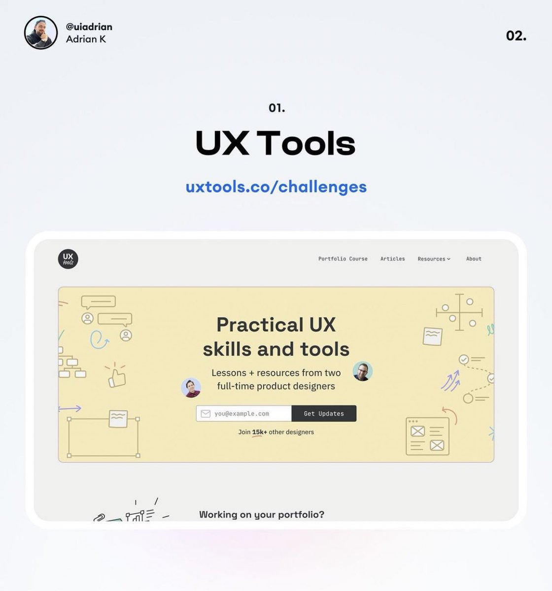 UXTools - uxtools.co/challenges