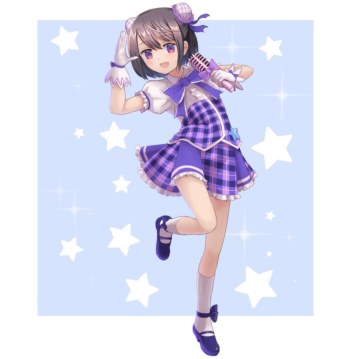 #自分の好きなキャラ一人の画像を四枚貼る 黒江ちゃんの絵を4枚貼る 