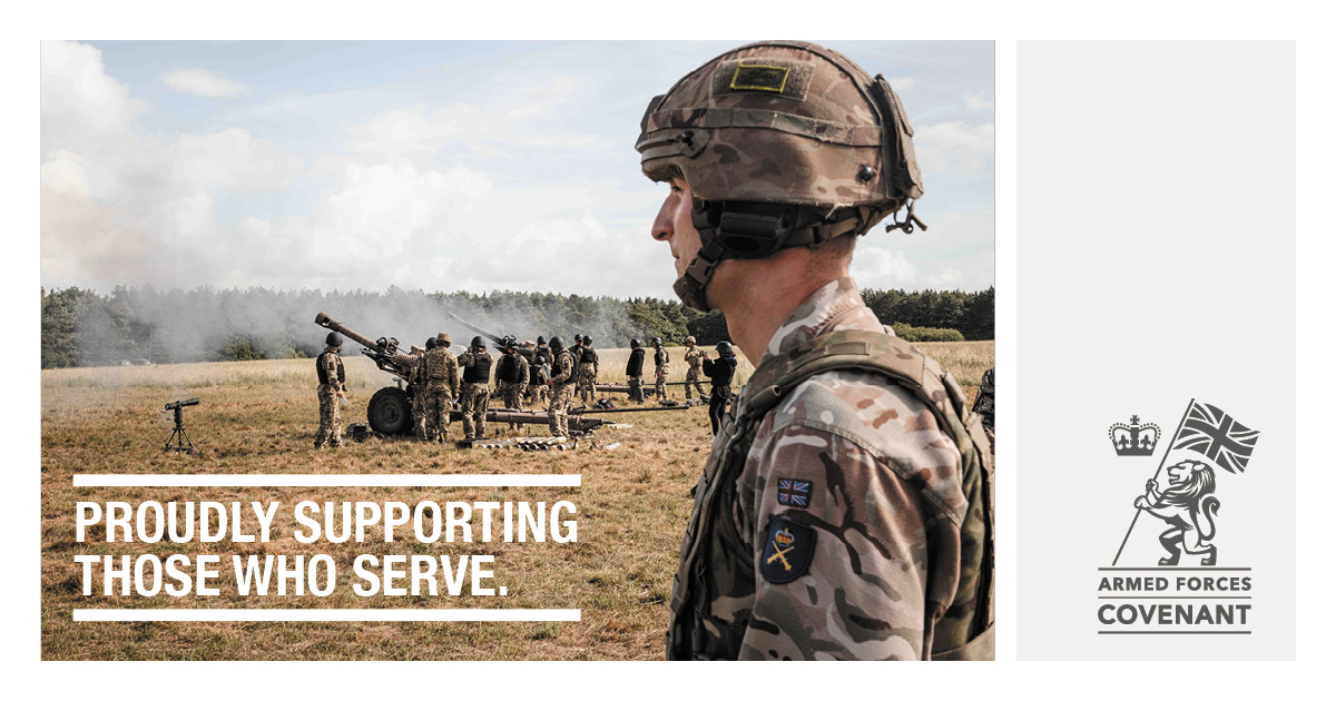 Spicerhaart are proud to be signed up to the Armed Forces Covenant. We are actively supporting those who protect our nation with honour, courage and commitment. Find out more about the Armed Forces Covenant and our pledge here: bit.ly/3Kp4xrN #ForOurForces #EAEmployers