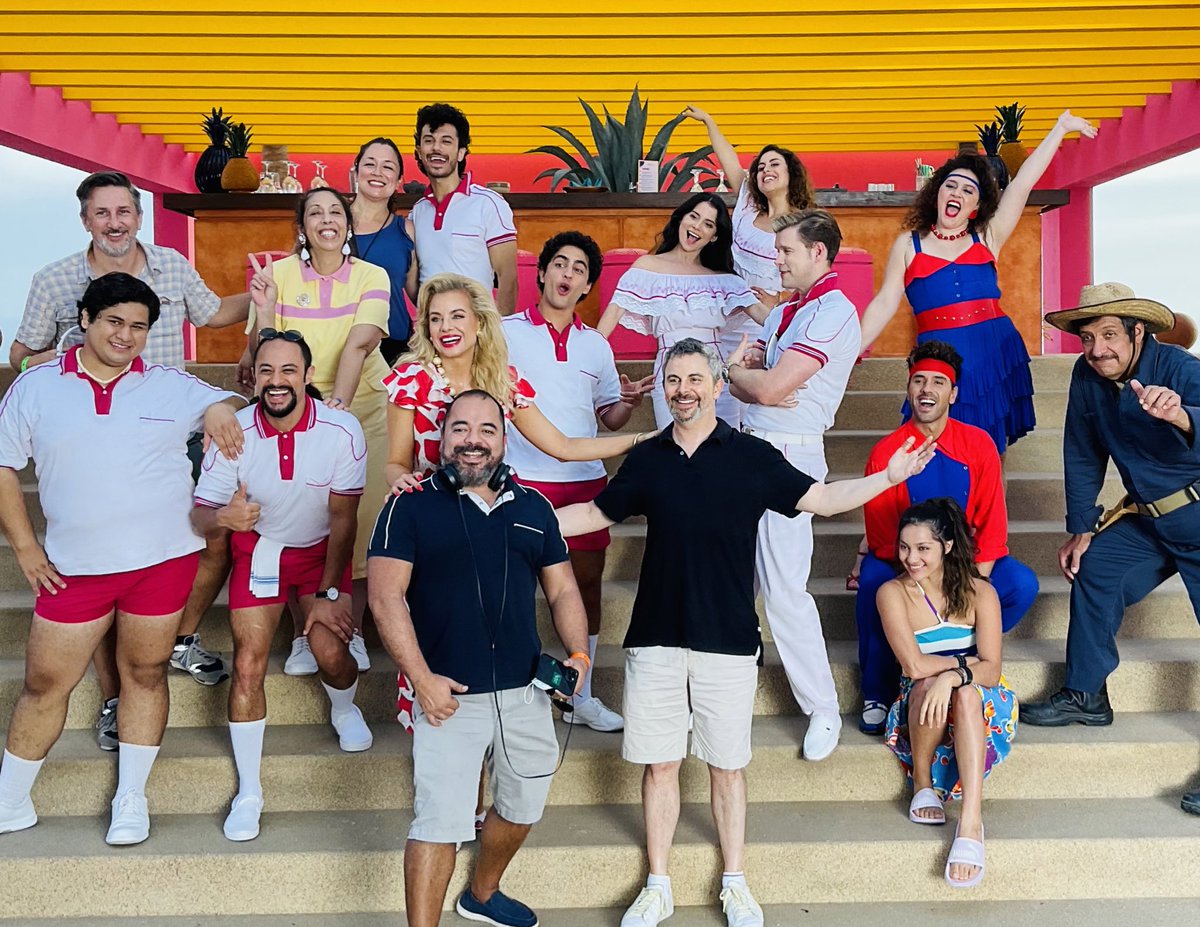 JessicaCollins's tweet photo. Welcome back to Las Colinas!!! #AcapulcoTV returns for SEASON 2 on October 21 on @AppleTVPlus 💃🕺Can’t wait to share this new and exciting season with all of you! 😘 https://t.co/gLJIVXhHmm