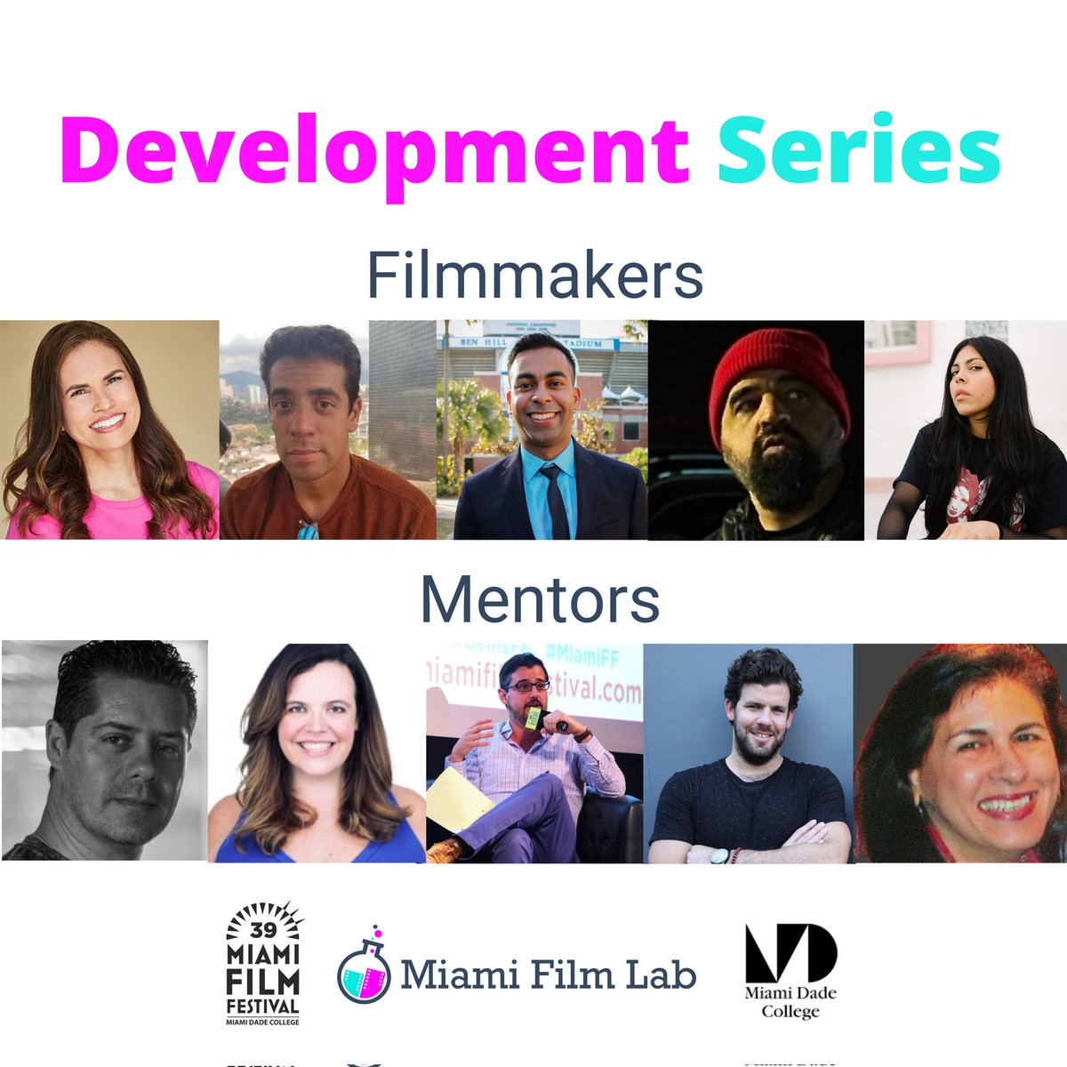 miamifilmlab's tweet photo. We are so happy to announce the selected filmmakers that will be taking meetings with are illustrious mentors.
Katiana Elena,Isabel Bacigalupo, Ray Downs (@itsrayrayallday), Jorge Jokes Yanes (@jokesflick), Vasisth Sukul (@VasisthSukul) https://t.co/Xu631vVhpU