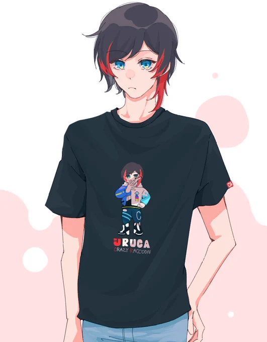 Tシャツ届きましたーー黒ほんとにかわいい#うるかーと 
