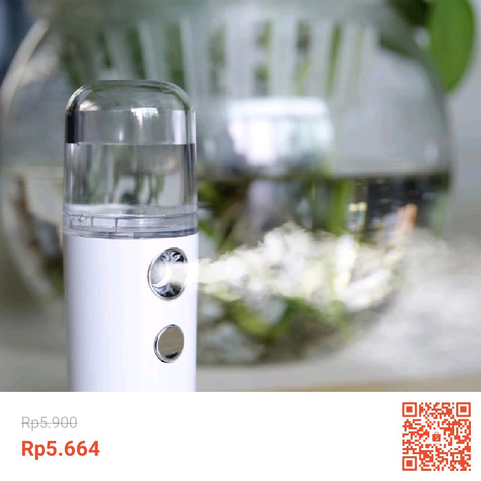 _Hatubi's tweet photo. Temukan DIFUSER NANO SPRAY PERAWATAN WAJAH  / PELEMBAB WAJAH OLL-8001 dengan potongan 4%! Hanya Rp5.664. Dapatkan segera di Shopee! https://t.co/IqUGj9rSeG #ShopeeID #Nanospray https://t.co/GICBcOTKU4