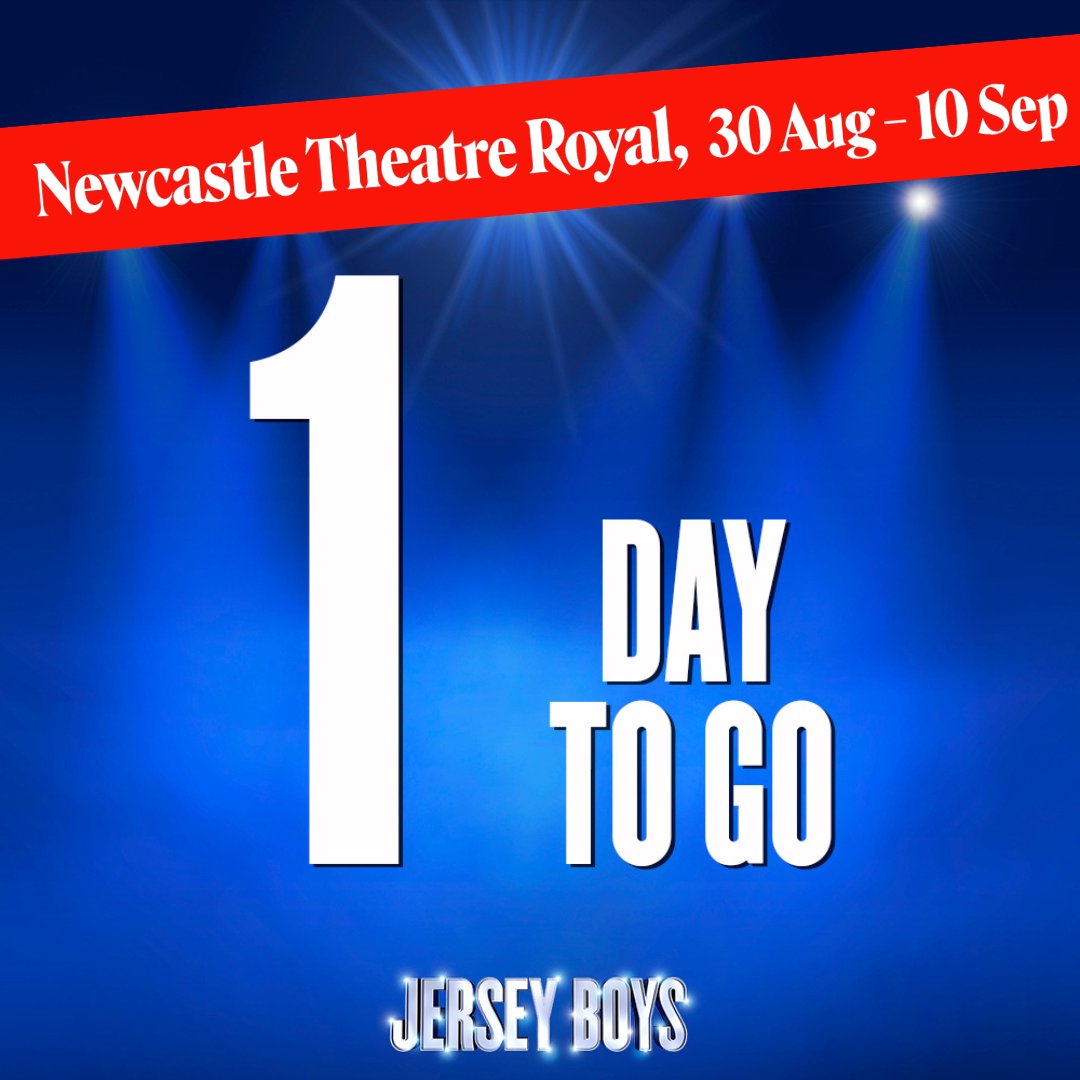 TheatreRoyalNew's tweet photo. Only one day to go until 'Jersey Boys'! 😍

📅 Tue 30 Aug – Sat 10 Sep
🎟 https://t.co/palnmiLwJZ https://t.co/PfDNmbb6vG