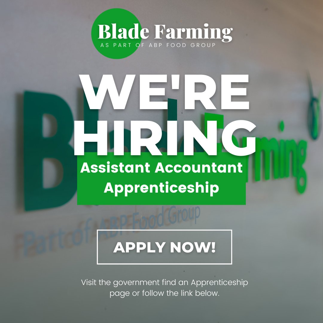 Blade Farming on Twitter "**Apprenticeship Opportunity** We are