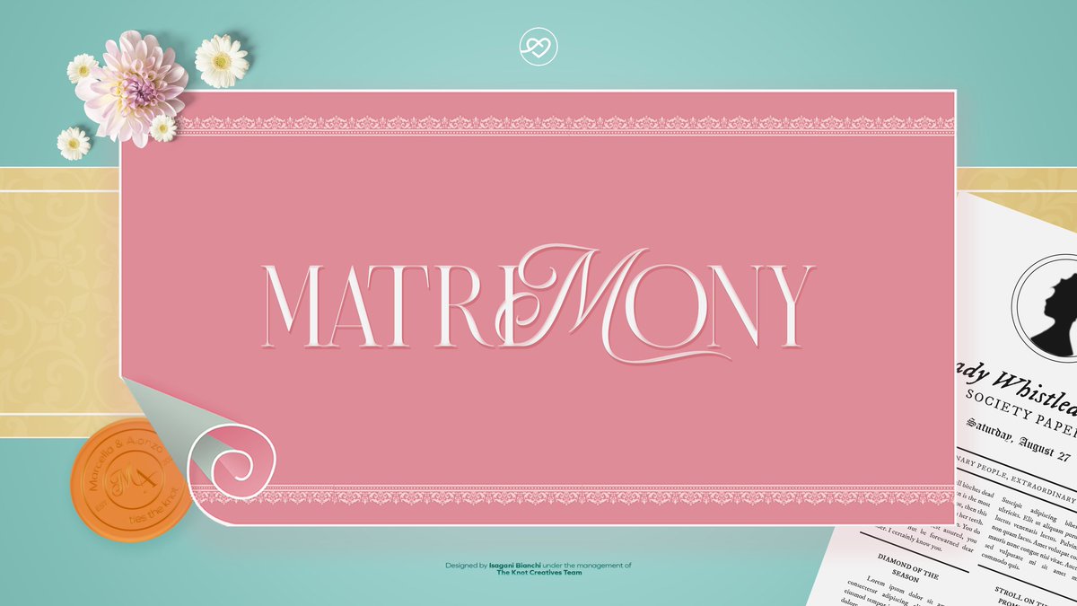 ⠀ ⠀
⠀ ⠀ ⠀
⠀ ⠀ M&amp;A: The Anthology of Love
⠀ ⠀ ⠀
⠀ ⠀ ━━━━━━━ 𓆩 ♡ 𓆪 ━━━━━━━
⠀ ⠀ ⠀⠀ ⠀ ⠀⠀ ⠀ ⠀⠀ ⠀ ⠀⠀ ⠀ ⠀⠀ ⠀ ⠀
⠀ ⠀ ⠀  Marcella⠀ &amp;⠀ Alonzo's 
⠀ ⠀ ⠀  Matrimonial Florilegium 

⠀ ⠀ ⠀      THE MATRIMONY
⠀ ⠀ ⠀
⠀